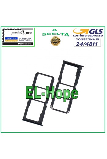 SLOT CART COMPARTMENT NANO SIM MICRO SD CARD OPPO A74 4G CPH2219 HOUSING SILVER
