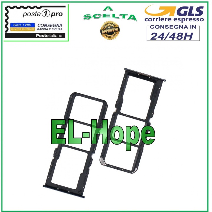 SLOT CART COMPARTMENT NANO SIM MICRO SD CARD OPPO A74 4G CPH2219 HOUSING SILVER