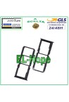 SLOT CART COMPARTMENT NANO SIM MICRO SD CARD OPPO A74 4G CPH2219 HOUSING SILVER