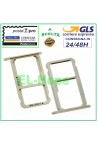 SLOT CART COMPARTMENT NANO SIM CARD + MICRO SD HUAWEI HONOR 8 FRD-L09 L19 SILVER