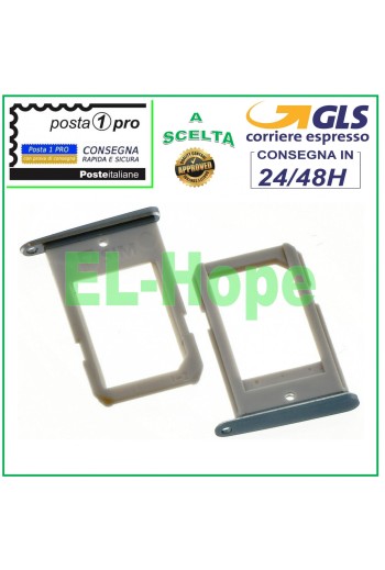 SLOT CARRIAGE NANO SIM CARD HOLDER SAMSUNG GALAXY S6 EDGE SM G925 F GREY