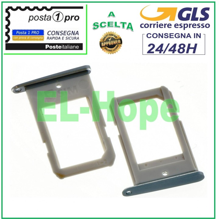 SLOT CARRIAGE NANO SIM CARD HOLDER SAMSUNG GALAXY S6 EDGE SM G925 F GREY