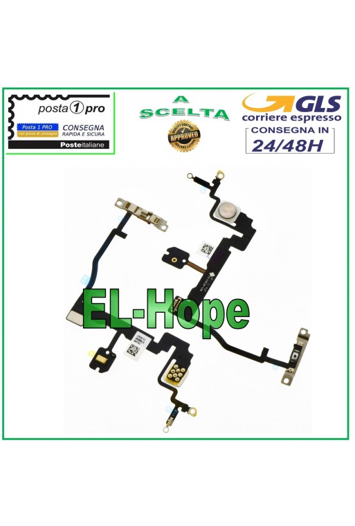FLAT FLEX ON OFF POWER BUTTON APPLE IPHONE 11 PRO FLASH + MICROPHONE