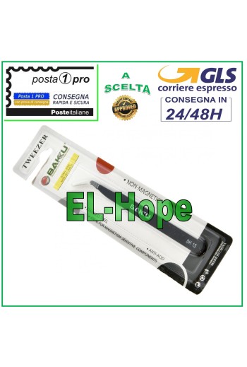 BAKU BK-15 ELECTRONIC PRECISION ANTISTATIC INSULATING PROFESSIONAL TWEEZERS