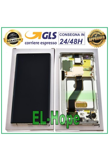 ORIGINAL LCD DISPLAY SAMSUNG GALAXY NOTE 10 SM-N970 N970F TOUCH SCREEN WHITE
