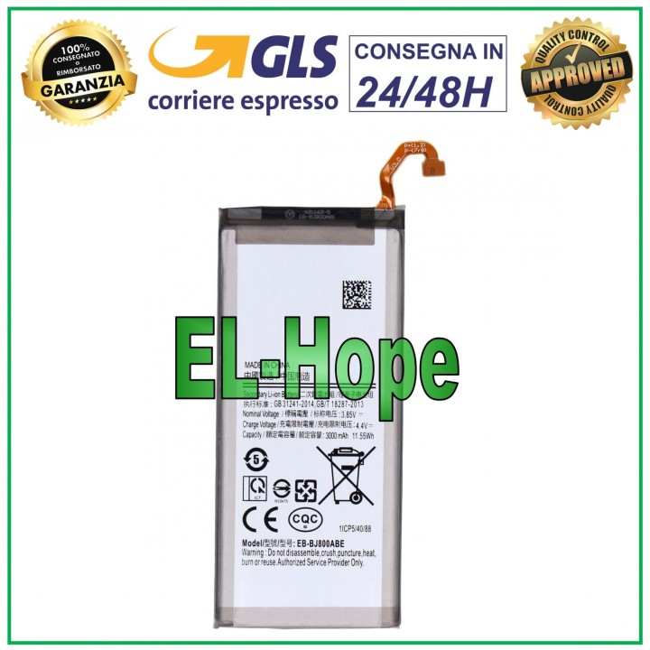 EB-BJ800ABE BATTERY FOR SAMSUNG GALAXY A6 2018 SM-A600F 3000 mAh BATTERY BATTERY