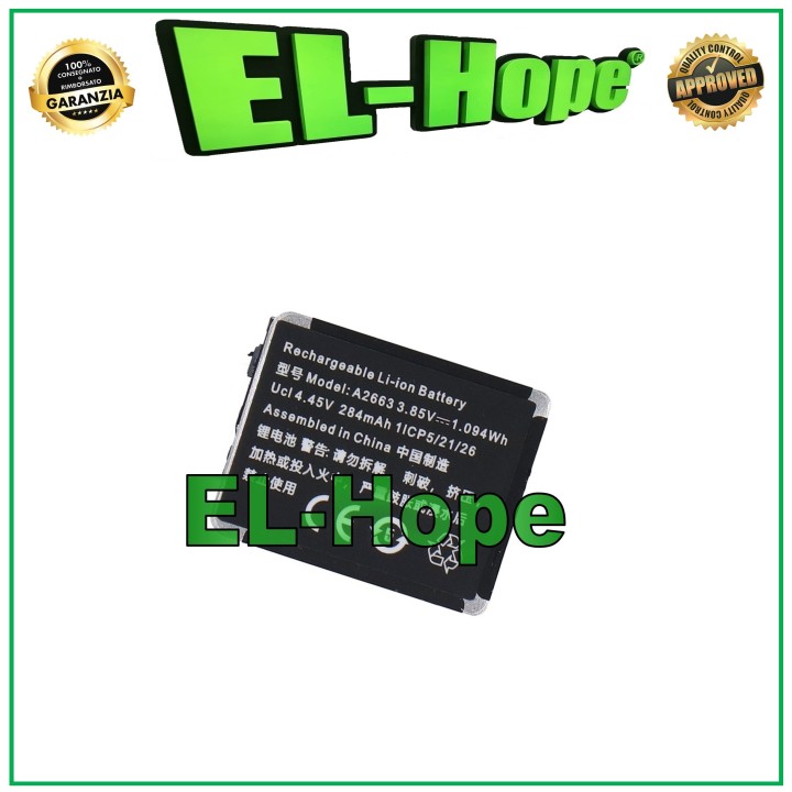 A2663 Battery for Apple Watch Series 7 Generation 41mm 284 mAh Equal to Original