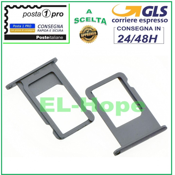 SLOT CART COMPARTMENT NANO SIM CARD HOLDER APPLE IPHONE 6S 6S+ PLUS CARD HOUSING