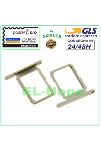 SLOT CART COMPARTMENT NANO SIM CARD SAMSUNG GALAXY S6 G920F GOLD CARD