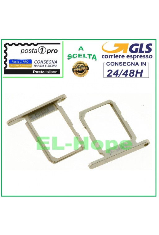 SLOT CART COMPARTMENT NANO SIM CARD SAMSUNG GALAXY S6 G920F GOLD CARD