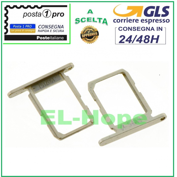SLOT CART COMPARTMENT NANO SIM CARD SAMSUNG GALAXY S6 G920F GOLD CARD