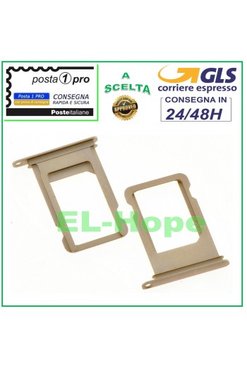 SLOT CART COMPARTMENT NANO SIM CARD HOLDER APPLE IPHONE 7 7G 7+ PLUS GOLD