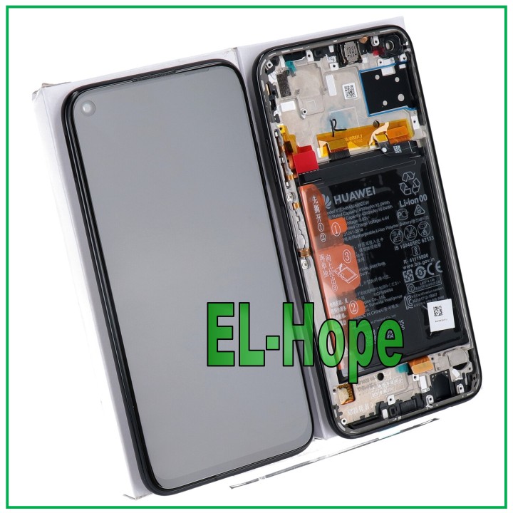 ORIGINAL LCD DISPLAY FRAME BATTERY HUAWEI P40 LITE JNY-L21A JNY-LX1 TOUCH BLACK