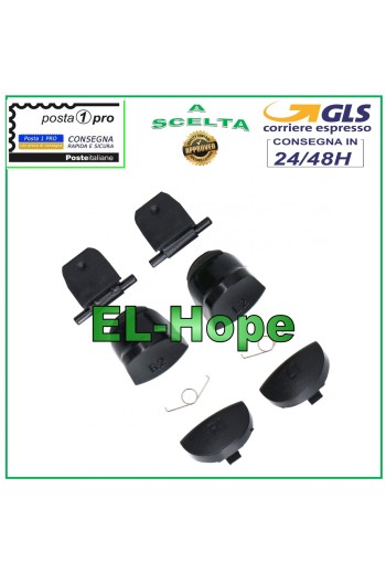 REPLACEMENT LEVER BUTTON SET L1 L2 R1 R2 + SPRINGS PS4 SLIM CONTROLLER JDM-030