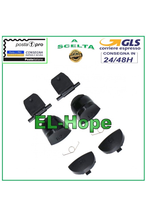 REPLACEMENT LEVER BUTTON SET L1 L2 R1 R2 + SPRINGS PS4 SLIM CONTROLLER JDM-030