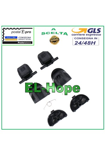 REPLACEMENT LEVER BUTTON SET L1 L2 R1 R2 + SPRINGS PS4 SLIM CONTROLLER JDM-030