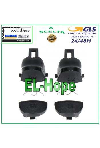 REPLACEMENT LEVER BUTTONS SET L1 L2 R1 R2 + SPRINGS FOR PS4 CONTROLLER JDM-050