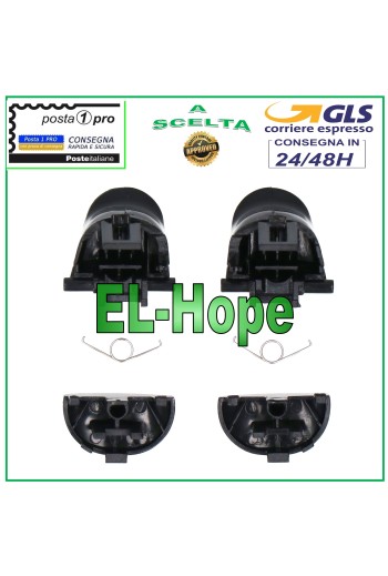 REPLACEMENT LEVER BUTTONS SET L1 L2 R1 R2 + SPRINGS FOR PS4 CONTROLLER JDM-050