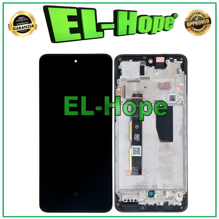 OLED LCD DISPLAY + FRAME FOR MOTOROLA MOTO G84 5G XT2347 TOUCH SCREEN BLACK GLASS
