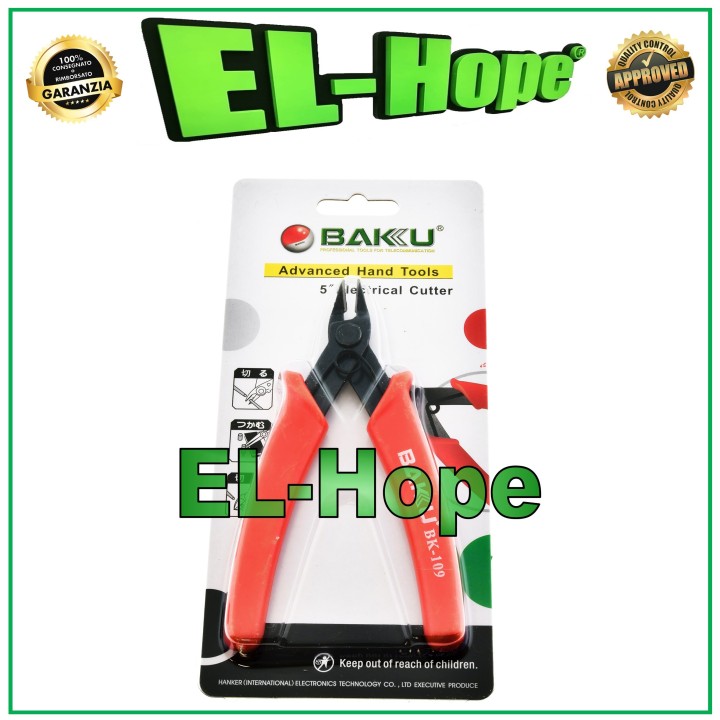 BAKU BK-109 TOOLS ELECTRONIC CUTTER CUTTING PLIERS