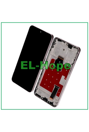 LCD DISPLAY FRAME FOR HONOR X8A CRT-LX1 CRT-LX2 TOUCH SCREEN GLASS SCREEN PINK