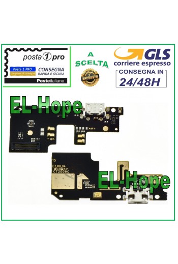 REDMI 5 PLUS CHARGING CONNECTOR MICROPHONE DOCK PCB MICRO USB CHARGING