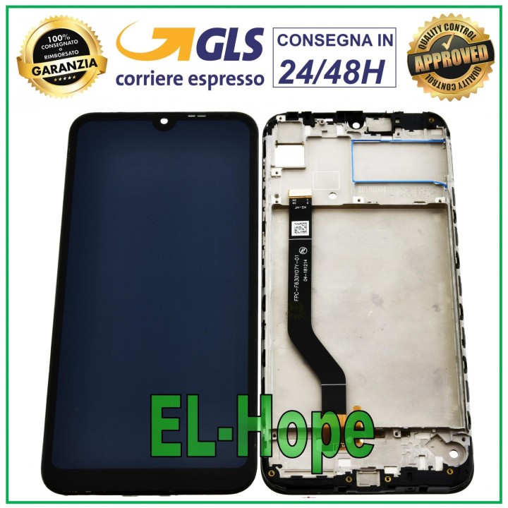 LCD DISPLAY FRAME FOR HUAWEI Y7 2019 DUB-LX1 LX2 L22 TOUCH SCREEN GLASS SCREEN
