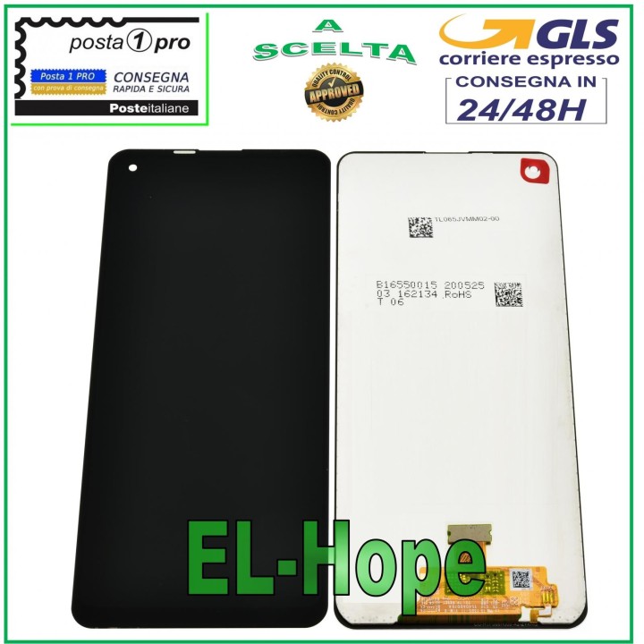 LCD DISPLAY FOR SAMSUNG GALAXY A21S SM-A217 SM-A217F TOUCH SCREEN BLACK SCREEN