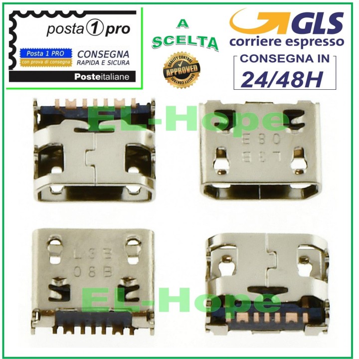 CHARGING CONNECTOR SAMSUNG S3350 S3850 S5330 S5360 S5570 I9250 B7350 B2710 USB