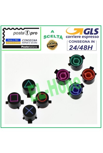 SET KEYS BUTTON BUTTON CONTROLLER JOYSTICK DUALSHOCK PS3 PS4 PLAYSTATION 3 4