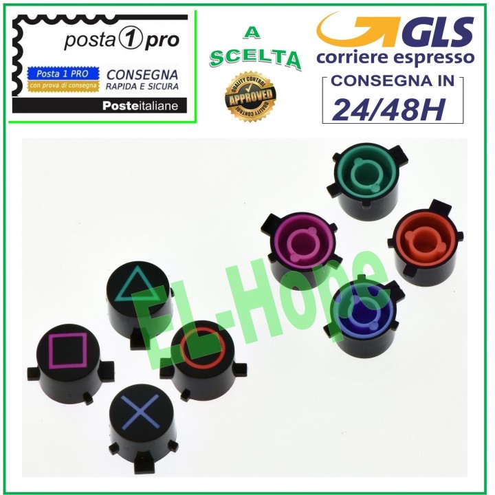 SET KEYS BUTTON BUTTON CONTROLLER JOYSTICK DUALSHOCK PS3 PS4 PLAYSTATION 3 4