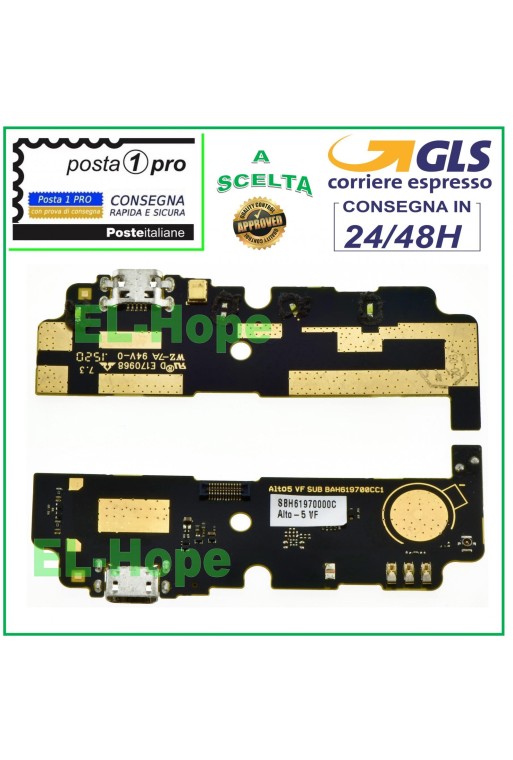 CHARGING CONNECTOR VODAFONE SMART PRIME 6 VF-895N MICROPHONE PCB DOCK USB CHARGE