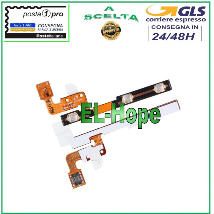 FLAT SIDE KEYS VOLUME POWER OFF POWER ON SAMSUNG GALAXY TAB 2 P3100 P3110