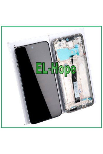 ORIGINAL TOUCH DISPLAY XIAOMI REDMI NOTE 9 PRO M2003J6 M2003J6B2G WHITE FRAME