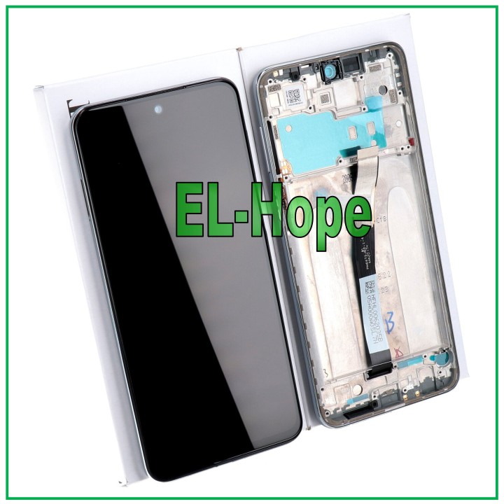 ORIGINAL TOUCH DISPLAY XIAOMI REDMI NOTE 9 PRO M2003J6 M2003J6B2G WHITE FRAME