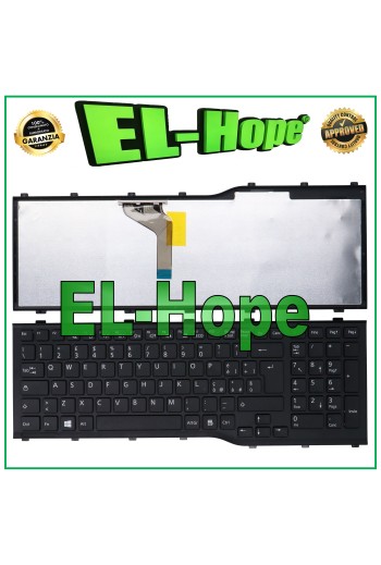 KEYBOARD ITA KEYBOARD FOR NOTEBOOK FUJITSU LIFEBOOK AH532 A532 N532 NH532 BLACK 
