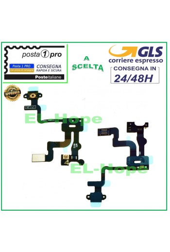 POWER ON OFF BUTTON FOR APPLE IPHONE 4S FLAT FLEX PROXIMITY SENSOR