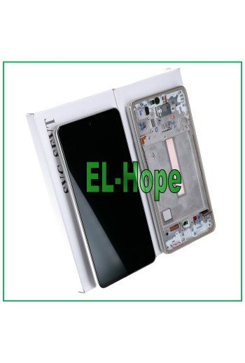LCD DISPLAY + ORIGINAL FRAME SAMSUNG GALAXY A53 5G SM A536 A536B TOUCH WHITE
