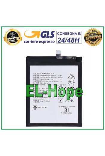 BATTERY HB436380ECW FOR HUAWEI P30 ELE-L09 ELE-L29 3650 mAh EQUAL TO ORIGINAL