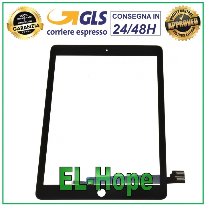 TOUCH SCREEN FOR APPLE IPAD PRO 9.7 A1673 A1674 A1675 WIFI AND 3G BLACK GLASS