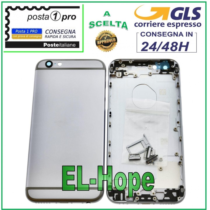 BACK CASE FRAME FOR APPLE IPHONE 6 6G BACK CASE COVER GREY