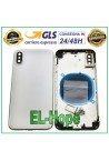 Back Case Cover Frame for Apple iPhone X White