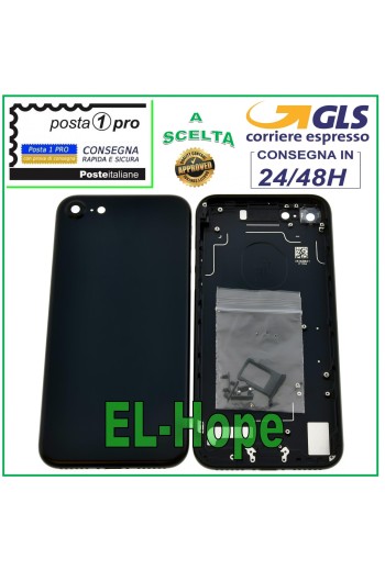 BACK CASE FRAME FOR APPLE IPHONE 7 7G BACK CASE COVER MATT BLACK