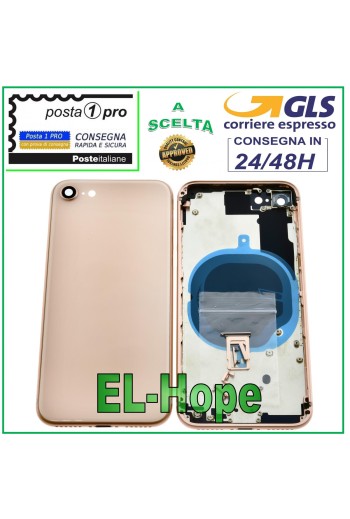 BACK CASE FRAME FOR APPLE IPHONE 8 8G BACK CASE COVER PINK GOLD