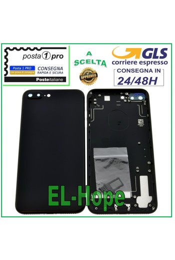 BACK BODY FRAME FOR APPLE IPHONE 7 PLUS CASE COVER MATT BLACK