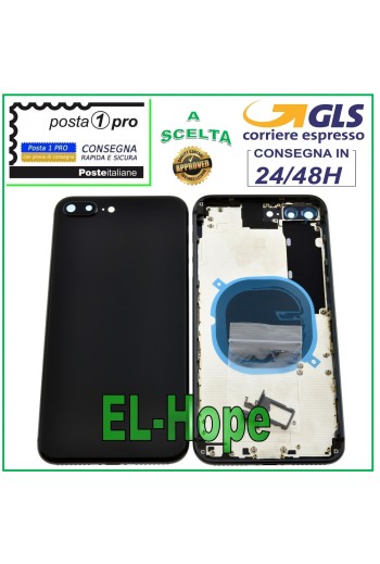 BACK COVER FRAME FOR APPLE IPHONE 8 PLUS BACK COVER BLACK