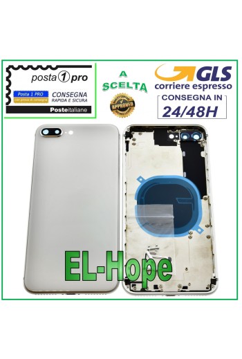 BACK CASE FRAME FOR APPLE IPHONE 8 PLUS BACK CASE COVER WHITE