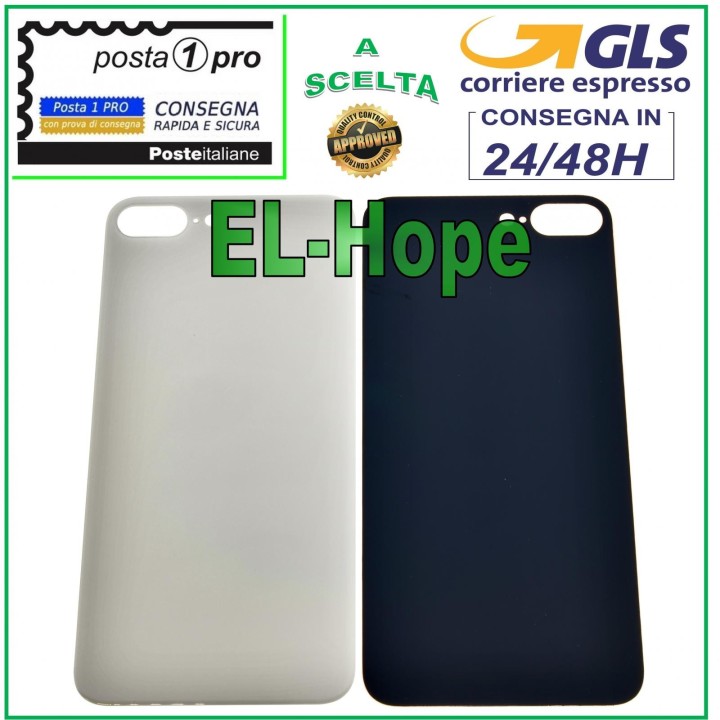 GLASS BACK BODY BATTERY COVER FOR APPLE IPHONE 8 PLUS BACK COVER WHITE