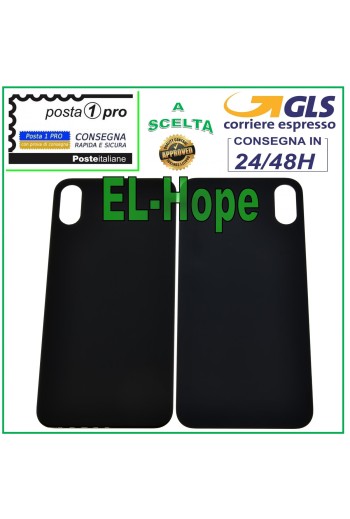 GLASS BACK BODY BATTERY COVER FOR APPLE IPHONE XS BACK COVER BLACK
