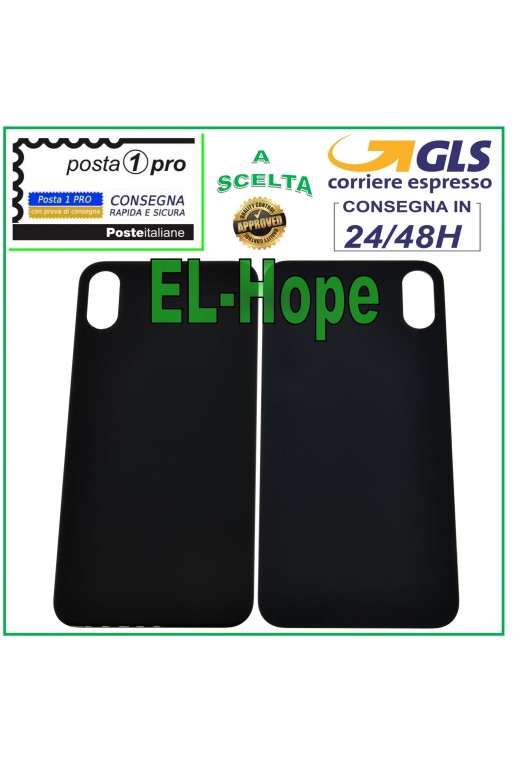 GLASS BACK BODY BATTERY COVER FOR APPLE IPHONE XS BACK COVER BLACK